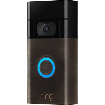 Ring Video Doorbell 2nd Generation 1080p HD Video Live View Night Vision Improved Motion Detection - Venetian Bronze - Imported from UK